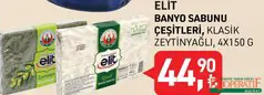 TARIM KREDİ ELİT BANYO SABUNU ÇEŞİTLERİ 4X150 G TARIM KREDİ ELİT BANYO SABUNU ÇEŞİTLERİ 4X150 G